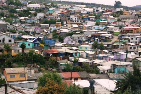 Der Bergarbeiterort Lota